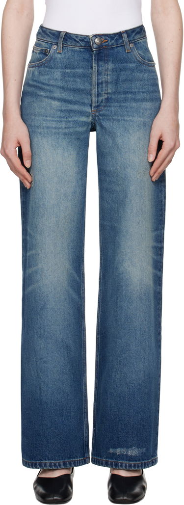 Džínsy A.P.C. Elisabeth Wide-Leg Jeans Modrá | COHFC-F09181, 0