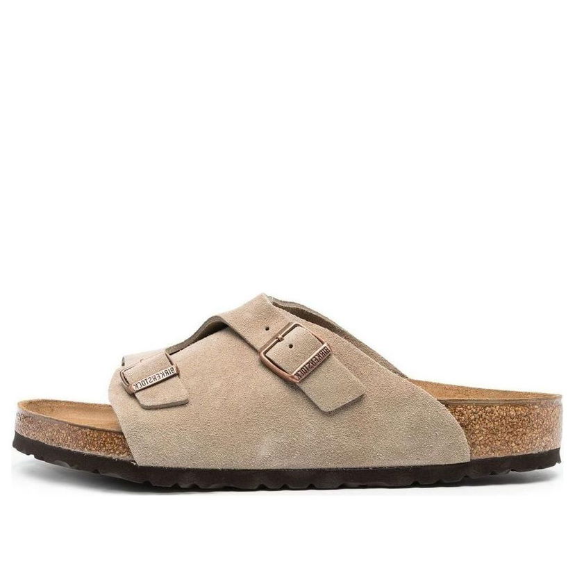 Tenisky a topánky Birkenstock Zurich Suede Leather Sandals Béžová | 0050461