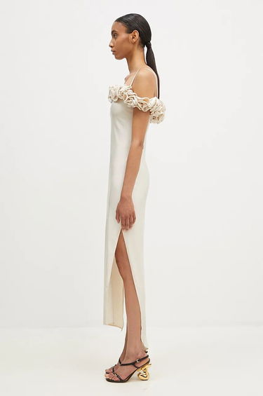 Šaty Coperni Maxi Ruffle Dress Béžová | COPR113545, 1
