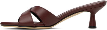 Doplnky Aeyde Aeyde Vero Leather Mules Vínová | A11-HS-PRAR55ST164-SS25-955-007, 2