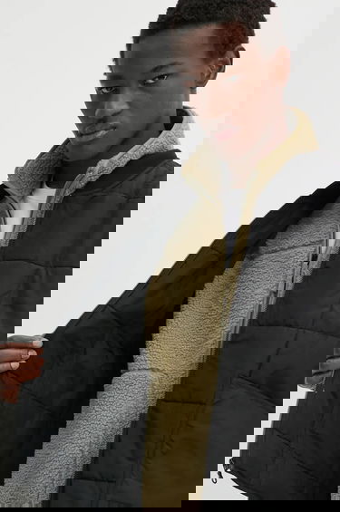 Bomber bunda Dickies GARDINER Quilted Bomber Jacket Sherpa Lined Čierna | DK0A4Z35, 6