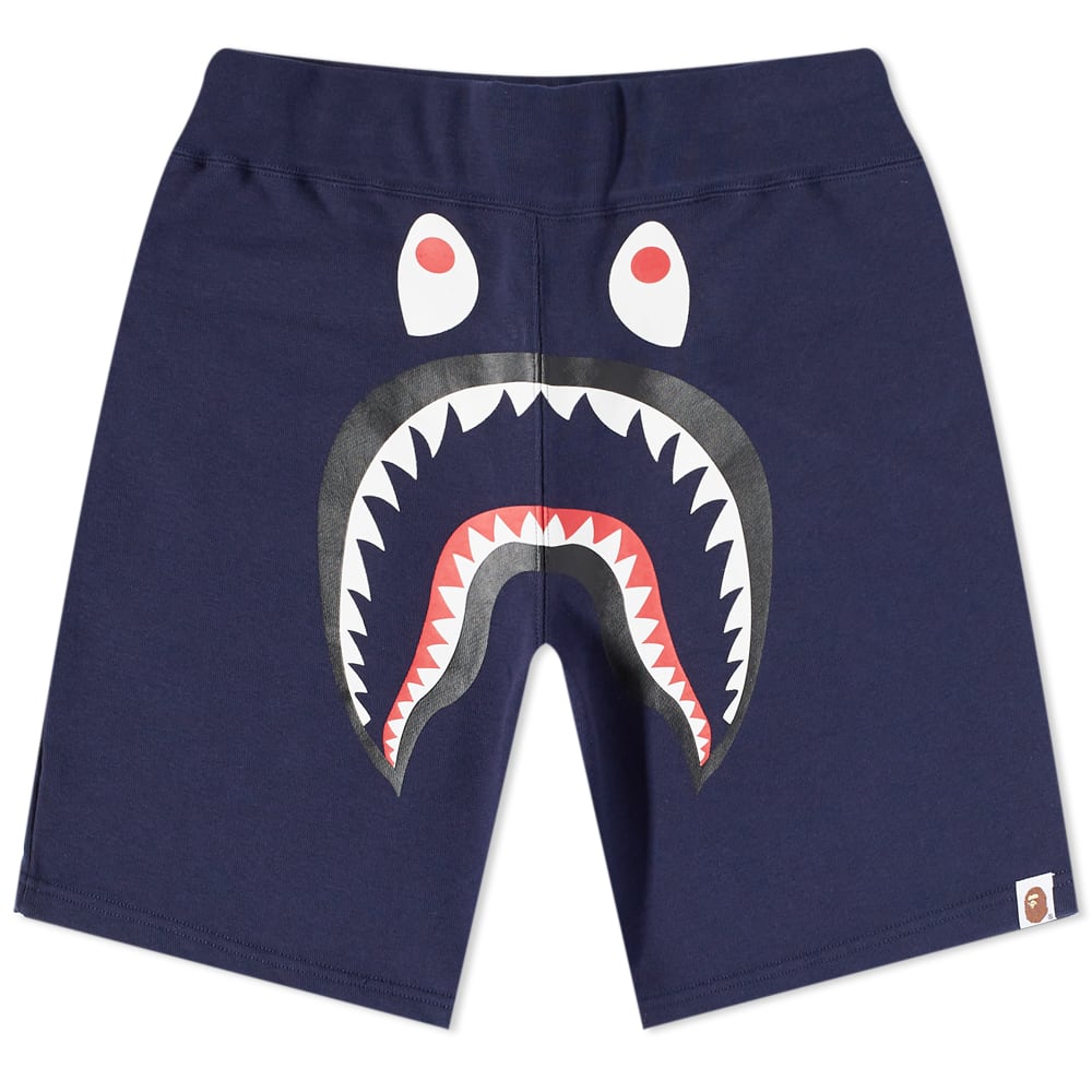 Šortky BAPE Shark Sweat Short Navy | 001SPI801009M-NVY, 0