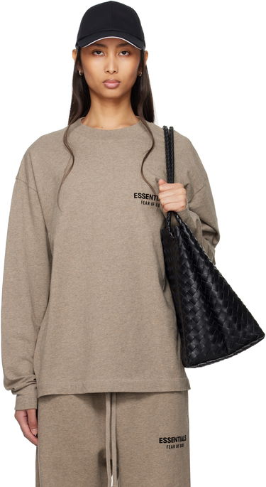 Mikina Fear of God ESSENTIALS Classic Long Sleeve T-Shirt Šedá | 125AS254201F, 0