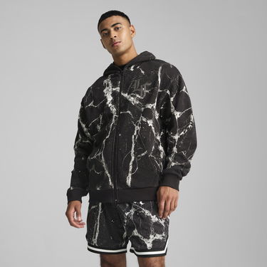 Mikina Puma Hoops x Lafrancé Written in Chrome Full-Zip Hoodie Čierna | 630776_01, 0