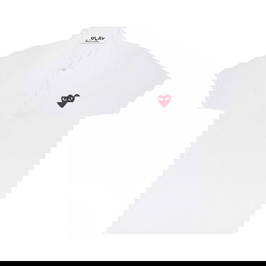 Polo tričko Comme des Garçons Play Heart Polo Tee Biela | AZ T006 051 5, 1