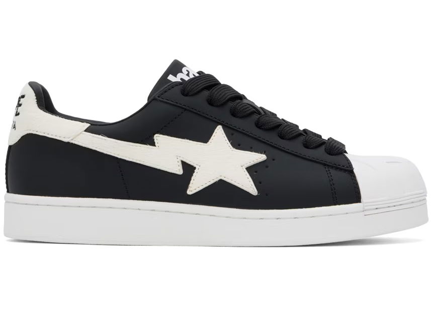 Tenisky a topánky BAPE A Bathing Ape Skull Sta #2 Black Čierna | 1J80-191-065-BLK, 0