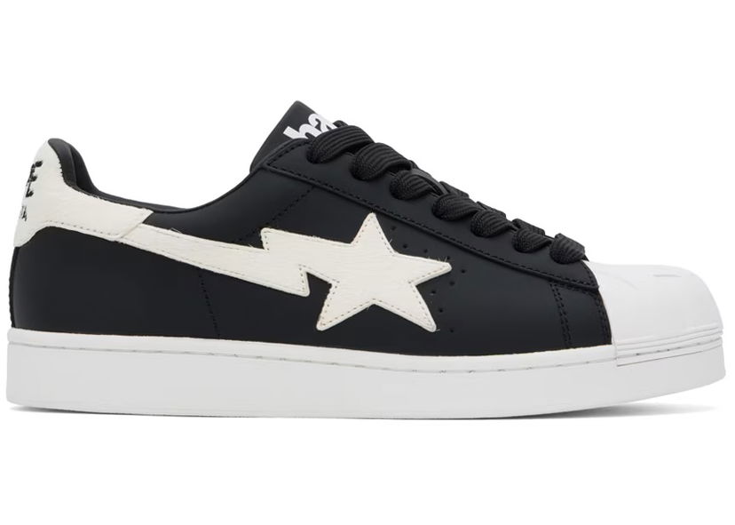 Tenisky a topánky BAPE A Bathing Ape Skull Sta #2 Black Čierna | 1J80-191-065-BLK