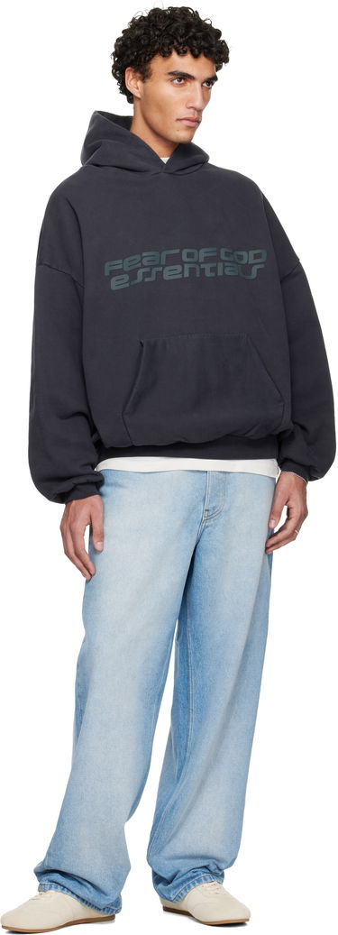 Mikina Fear of God Fear of God ESSENTIALS Holiday Heavy Fleece 90s Hoodie Šedá | 192HO256564F, 3