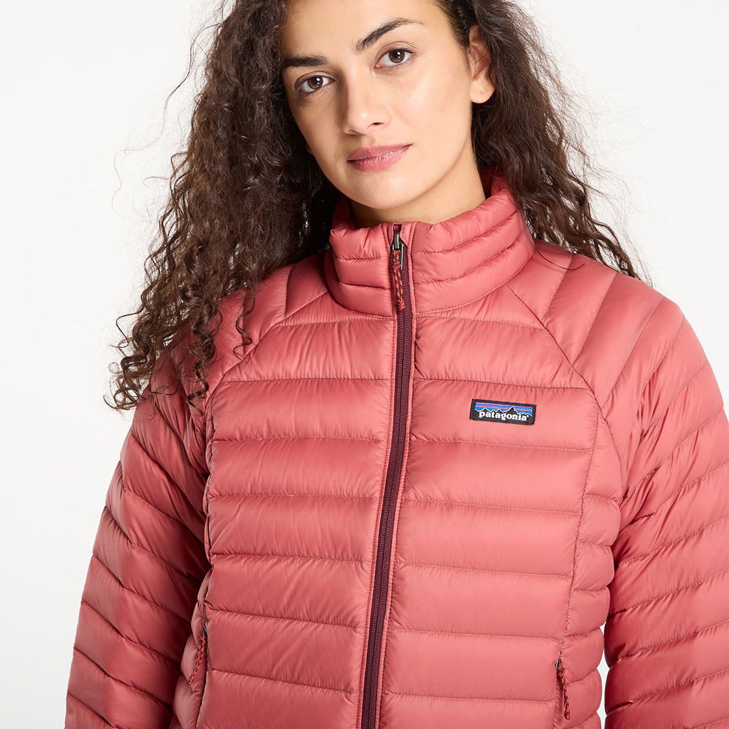 Bunda Patagonia Women's Down Sweater Jacket Ružová | 84684 PTRE, 1