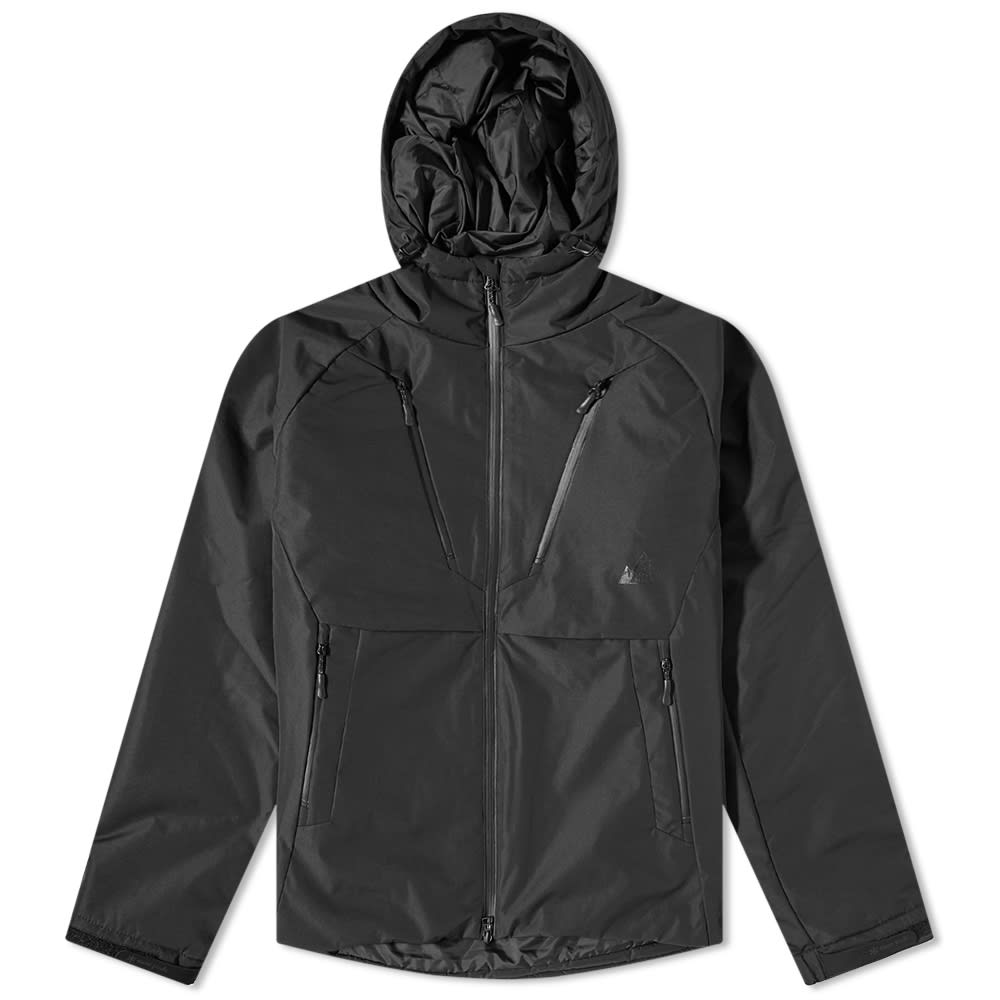 Prešívaná bunda Snow Peak Mountain Of Moods x Puffed Graphen Jacket Čierna | MM4210-JK02-BK, 0