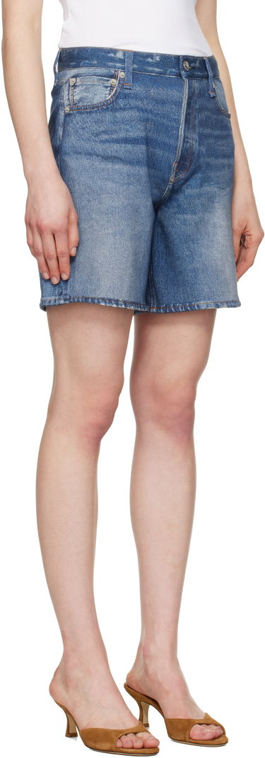 Šortky rag & bone Rag & Bone Miramar Terry Kaia Shorts Modrá | WCW25S90008200, 1