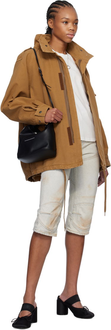 Bunda Maison Margiela MM6 Maison Margiela Spliced Canvas Jacket Hnedá | S52AM0313 M35249, 3