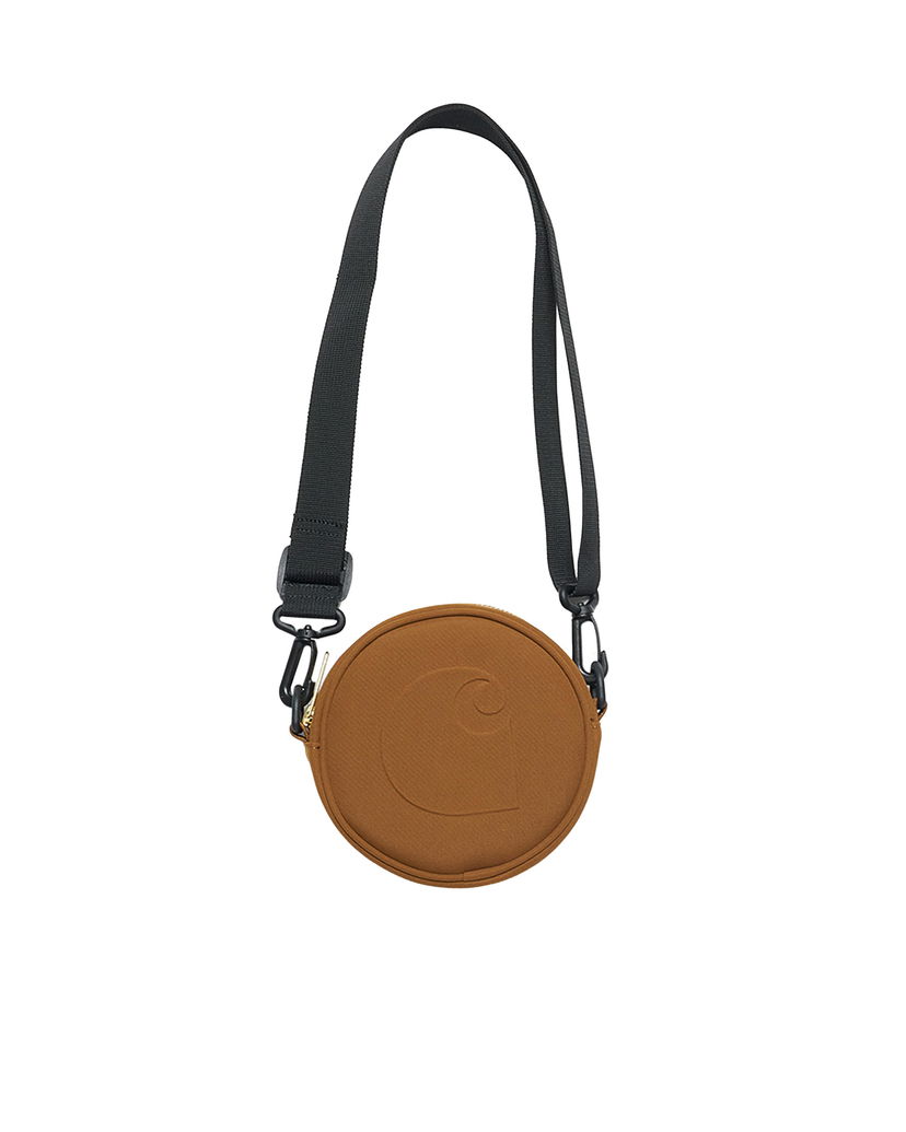 Taška cez rameno Carhartt WIP Round Shoulder Bag Hnedá | I033781.HZXX