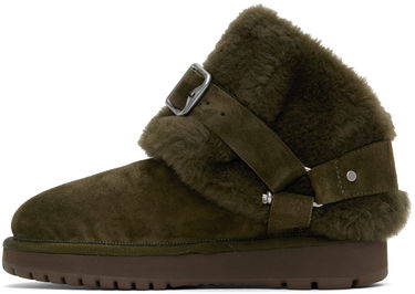 Tenisky a topánky Burberry Burberry Shearling Chubby Boots Zelené | 8092544, 2