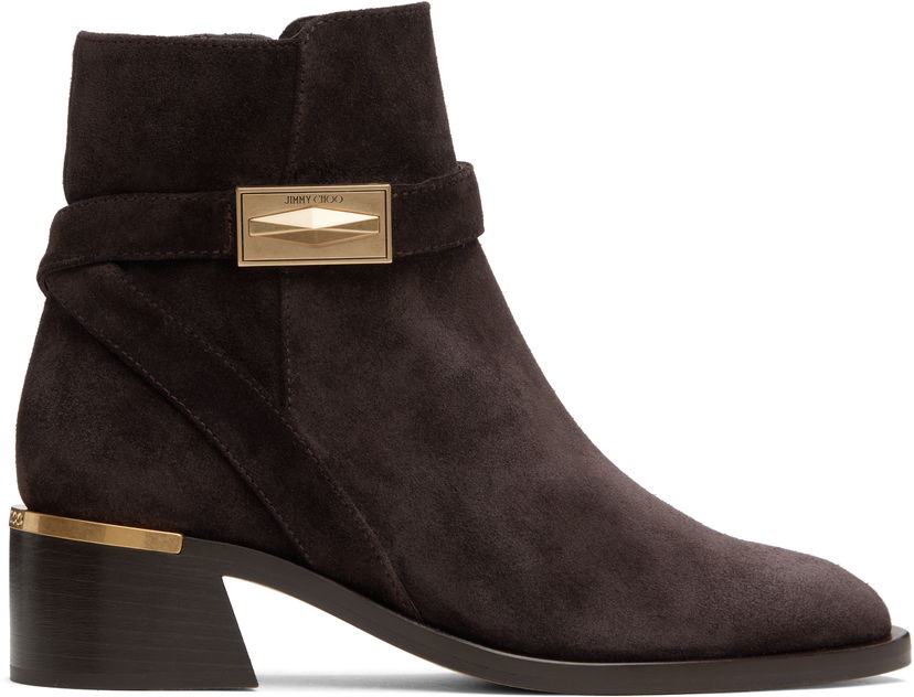 Oblečenie Jimmy Choo Jimmy Choo Diantha 45 Suede Ankle Boots Hnedá | DIANTHA 45 HLJ