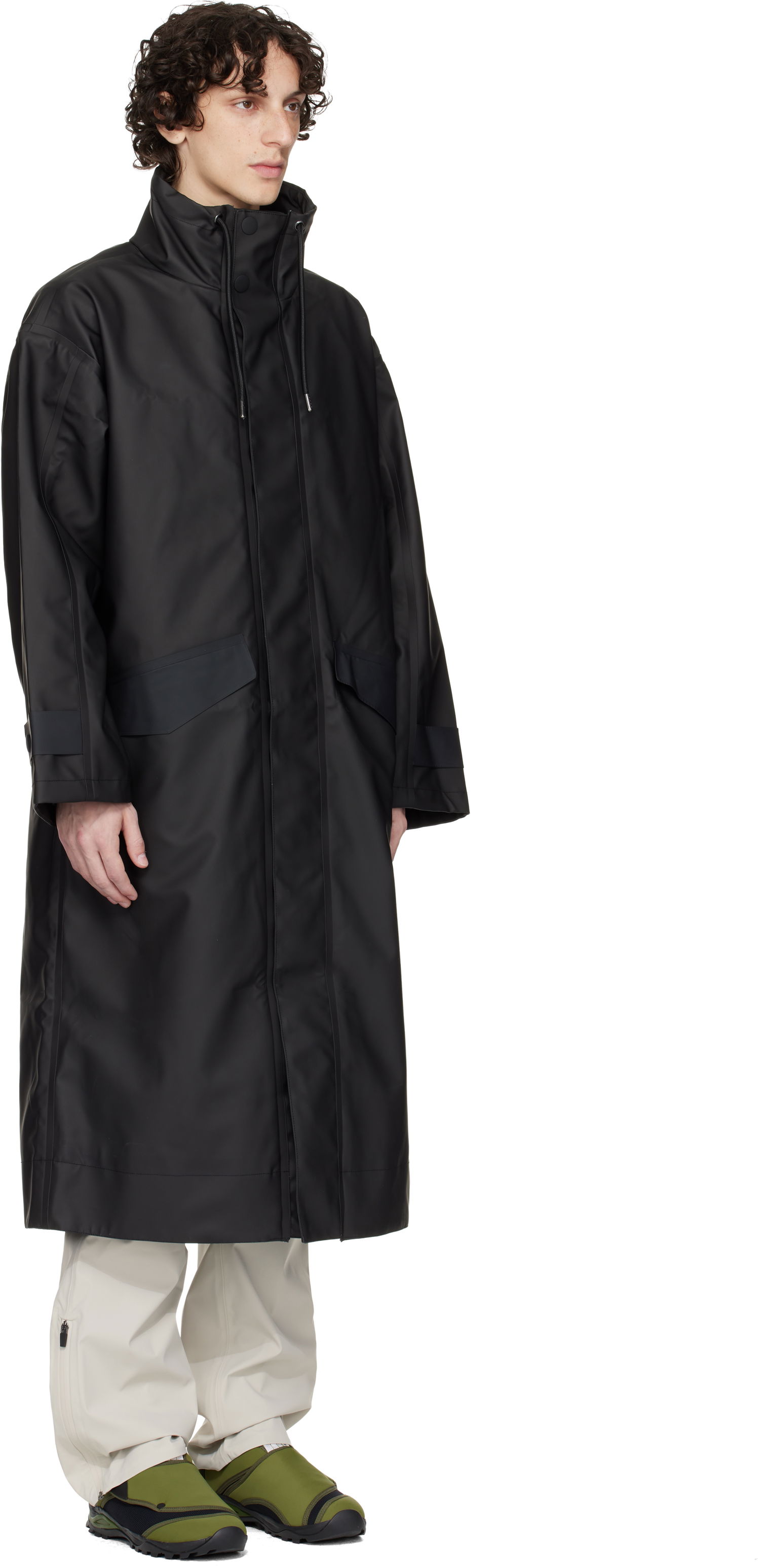 Pláštenka Rains RAINS Vision Long Raincoat Čierna | 17190, 1