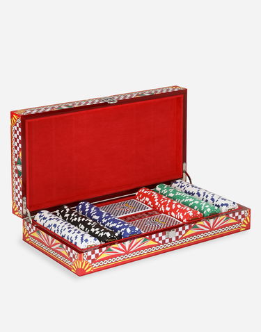 Hry Dolce & Gabbana Checkered Sunburst Plexiglass Poker Set Rôznofarebný | TCC214TCAMYUC036, 3