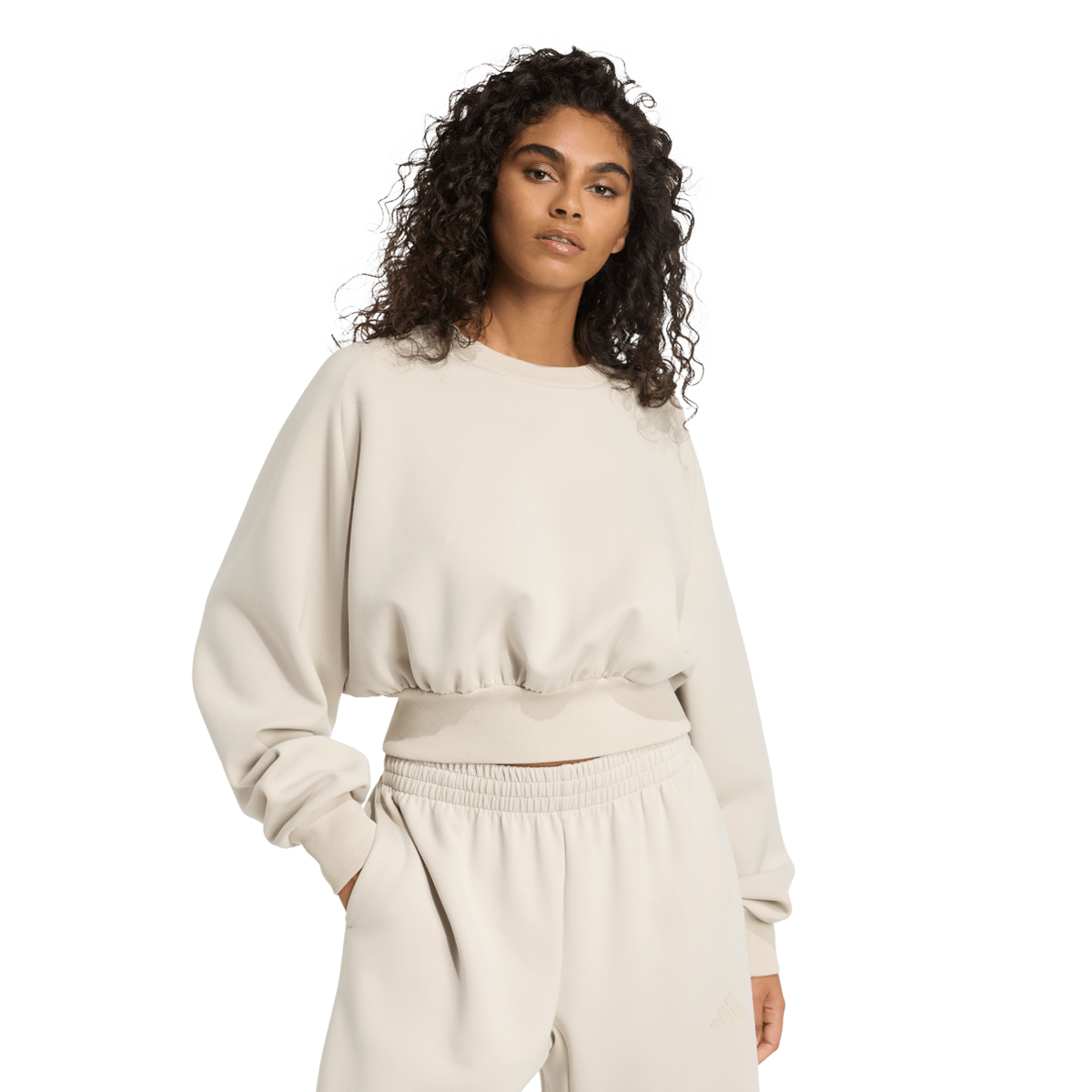 Mikina adidas Originals All Season Slim Sweatshirt Béžová | JV9894, 0
