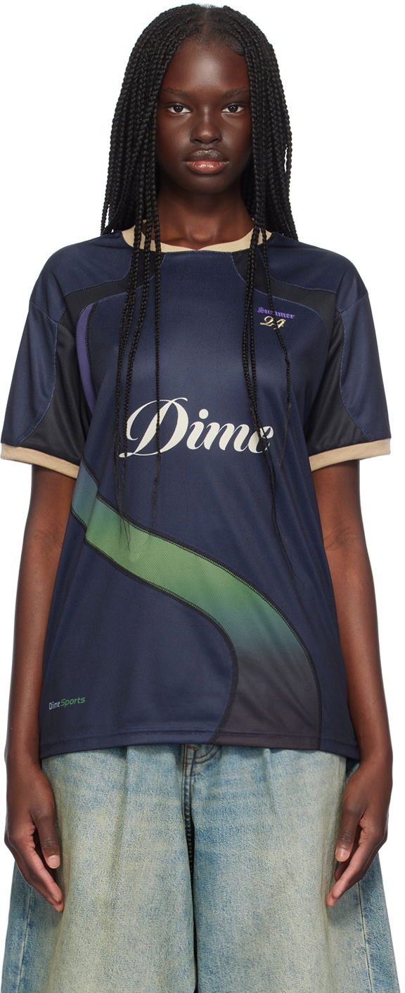 Tričko Dime Navy Pitch T-Shirt Čierna | DIMESU246NVY, 0