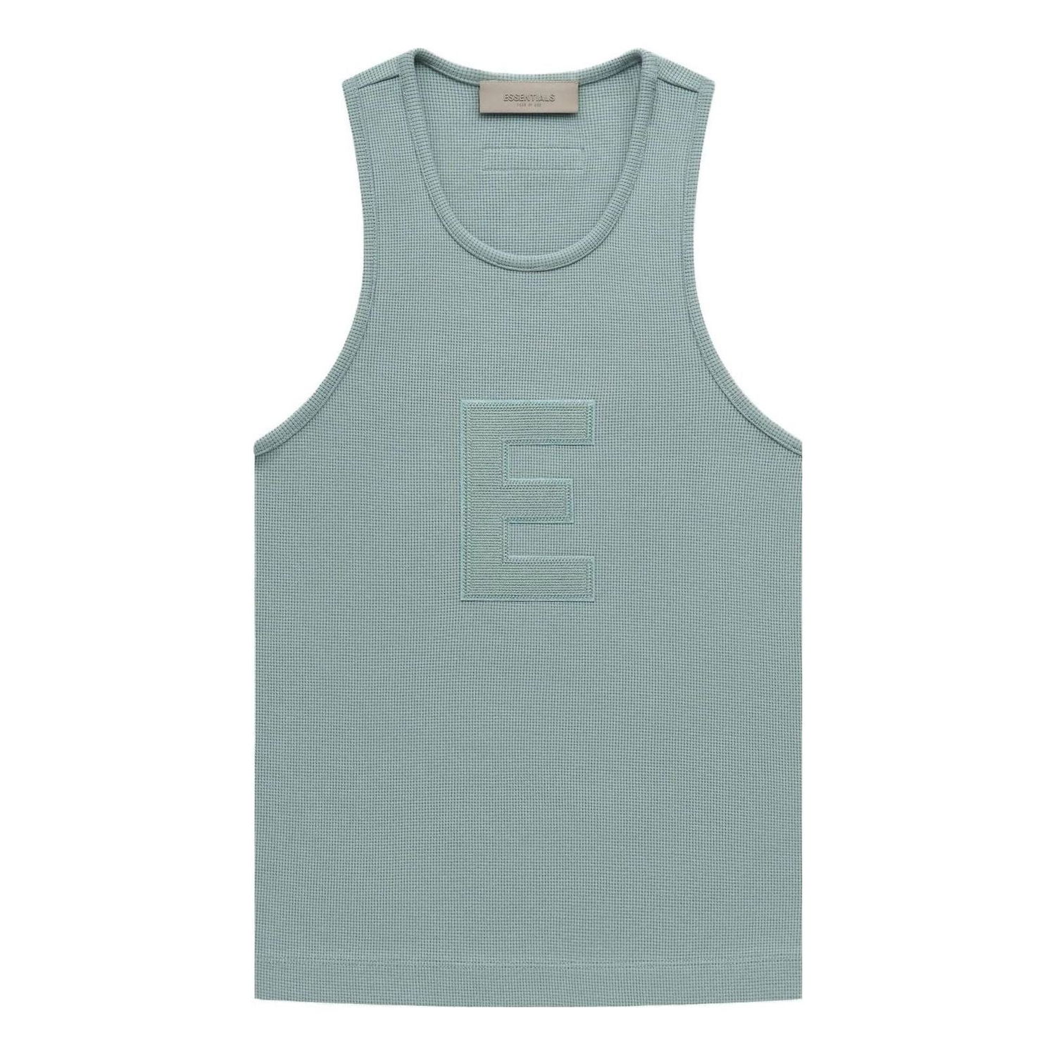 Tielko Fear of God Fear of God Essentials Waffle Tank Zelené | FOG-SS23-230, 0