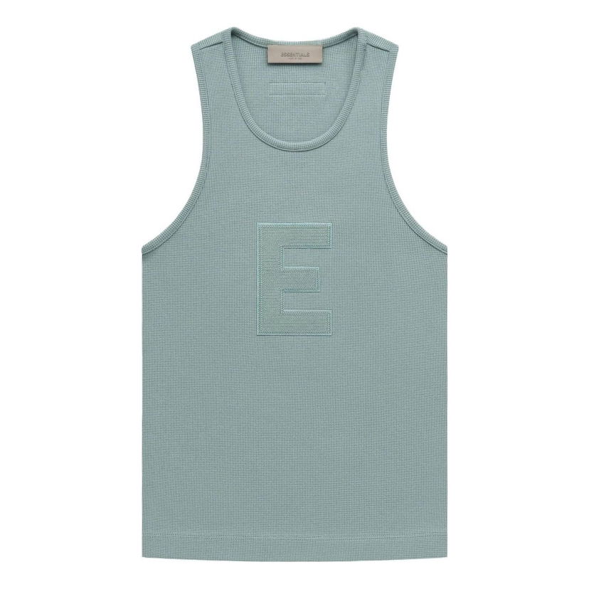 Tielko Fear of God Fear of God Essentials Waffle Tank Zelené | FOG-SS23-230