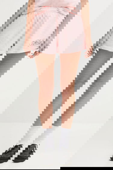 Šortky Sporty & Rich Sporty & Rich Health Script Disco High-Waisted Shorts Ružová | SH037620078P140, 0