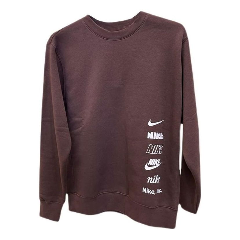 Sveter Nike Multi Logo Crew Neck Sweatshirt Fialová | DX0782-227