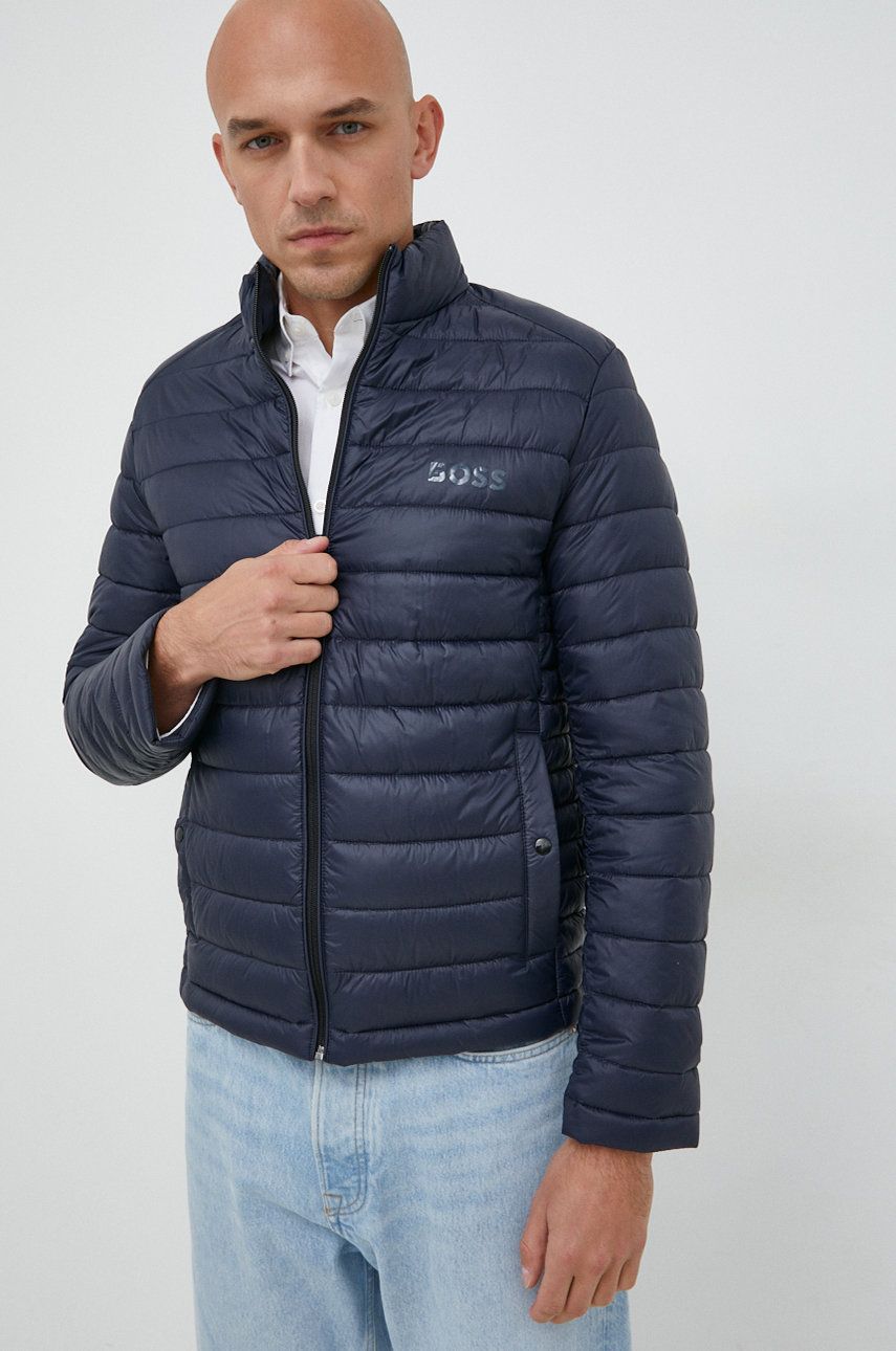Bunda BOSS Water Repellent Padded Jacket Navy | 50481548, 0