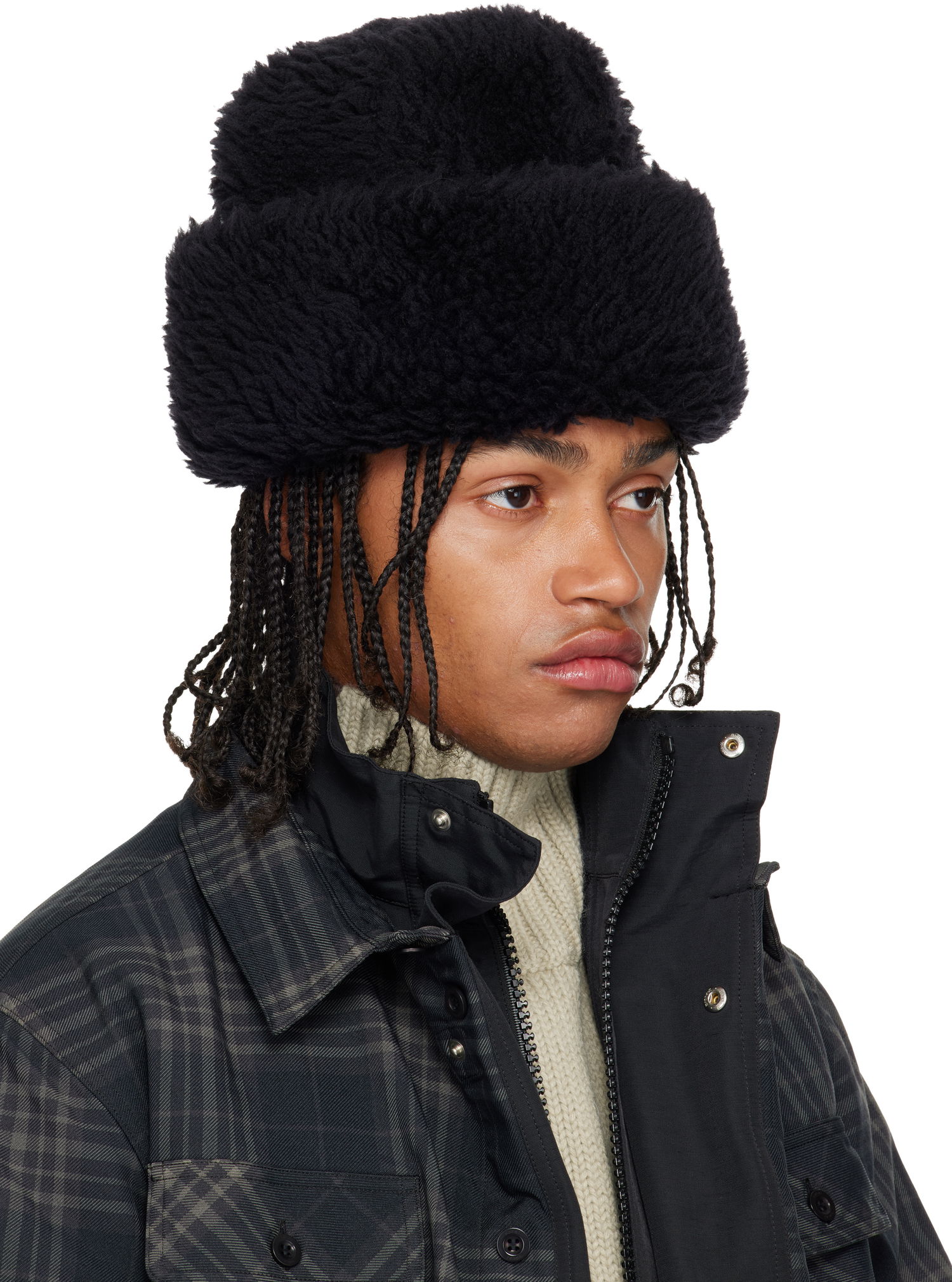 Kulicha sacai Puffy Beanie Hat Čierna | 25-01043S, 1