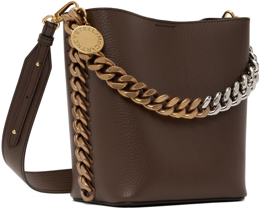 Kabelka Stella McCartney Alter Mat Grainy Chain Shoulder Bag Hnedá | 7B0033WP0316, 1