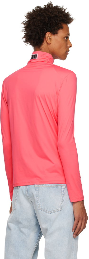 Sveter VETEMENTS Barcode Turtleneck Long Sleeve Ružová | VL14TO300H, 2