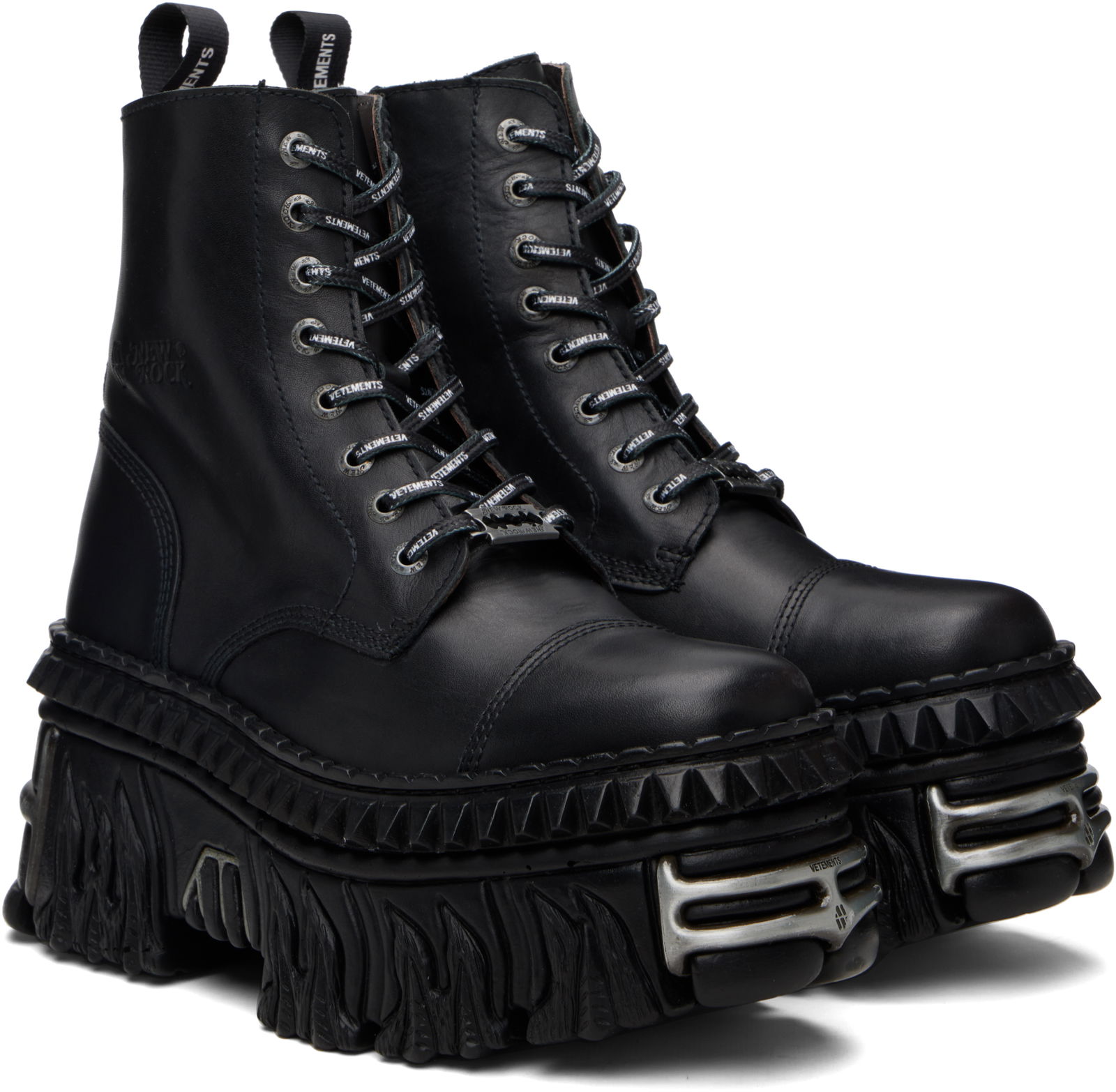 VETEMENTS New Rock Edition Combat Boots