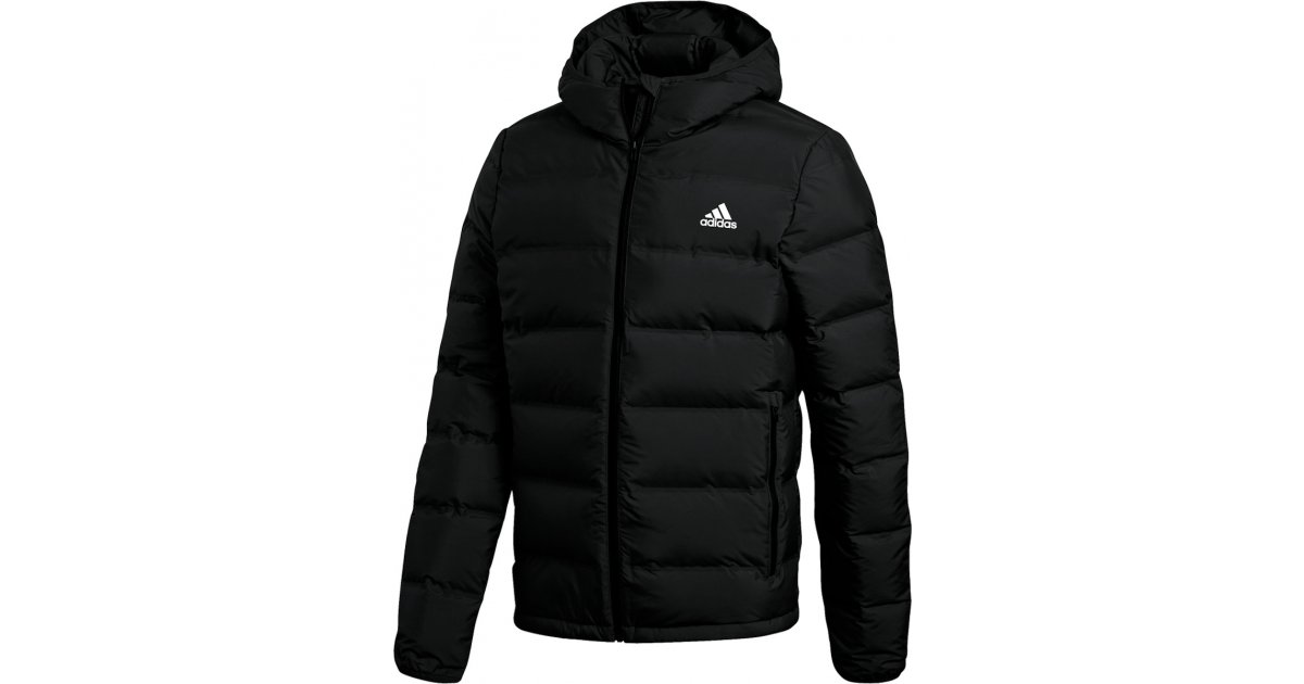 Prešívaná bunda adidas Originals Helionic Hooded Puffer Jacket Čierna | bq2001, 1