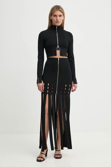 Sukňa Nanushka Cutout Bodycon Mini Skirt Čierna | NW24FWSK47000, 1