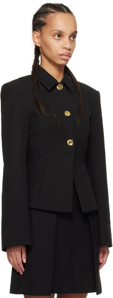Bunda GANNI GANNI Light Twill Suiting Blazer Čierna | W0057, 1