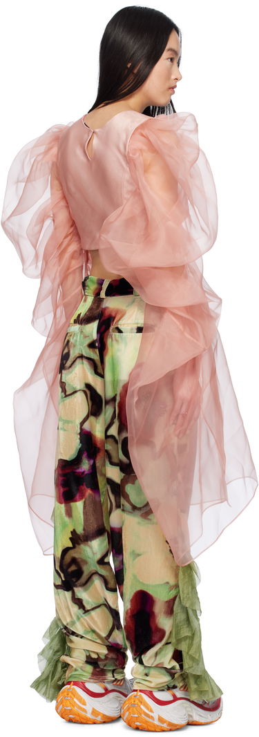 Crop Top Collina Strada Collina Strada Simone Puff Sleeve Blouse Ružová | XX3029, 2
