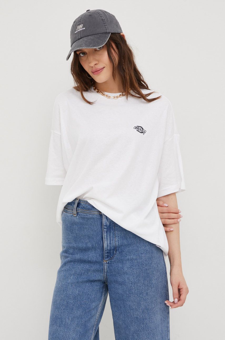 Tričko Dickies Summerdale Tee Biela | DK0A4Y1BWHX1, 0
