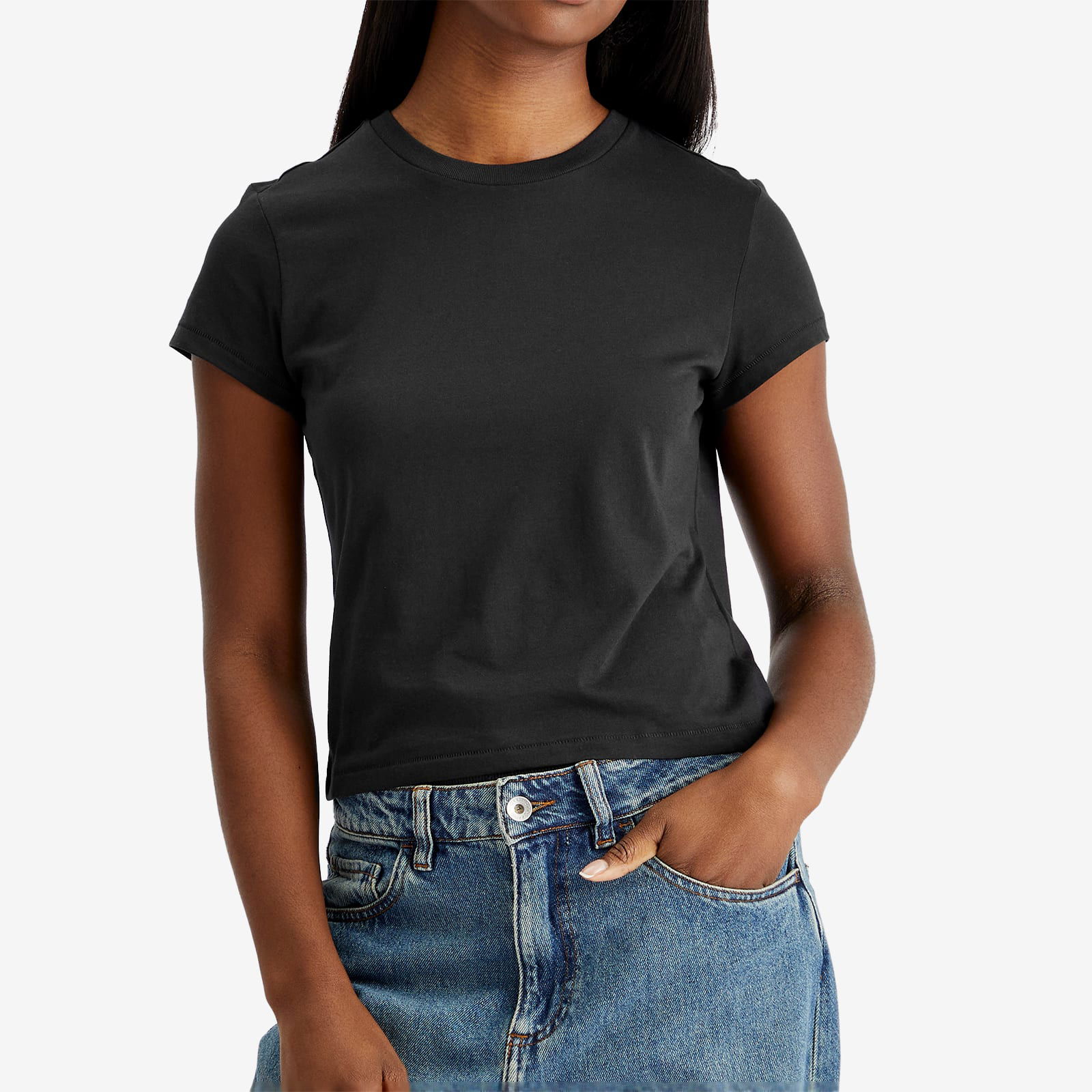 Relaxed Fit Shrunken T-Shirt