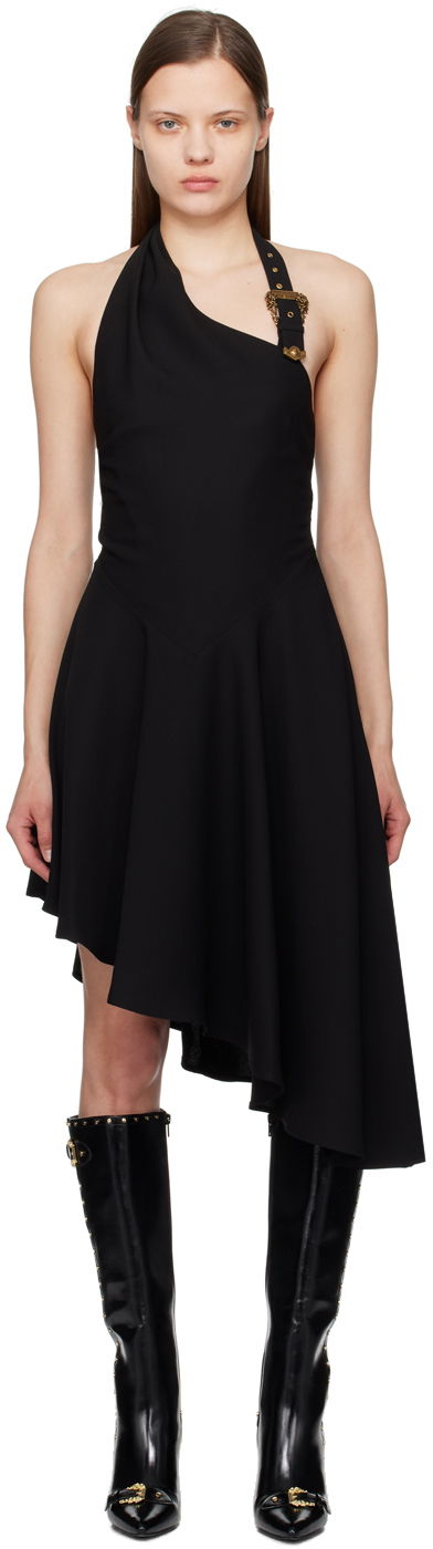 Šaty Versace Couture Black Baroque Buckle Minidress Čierna | E76HAO917_EN0302, 0