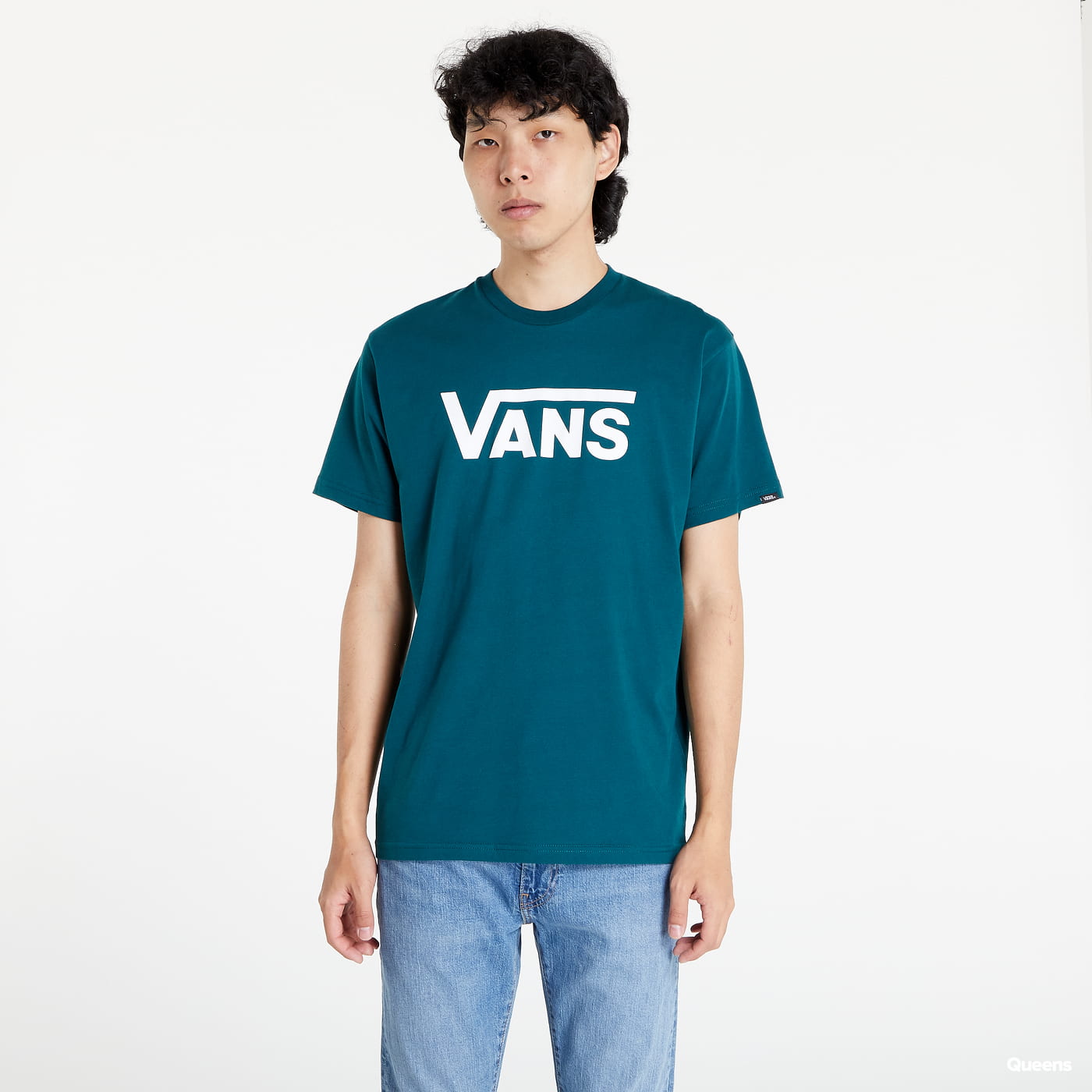 Tričko Vans Classic T-Shirt Tyrkysová | VN000GGGY8M1, 0