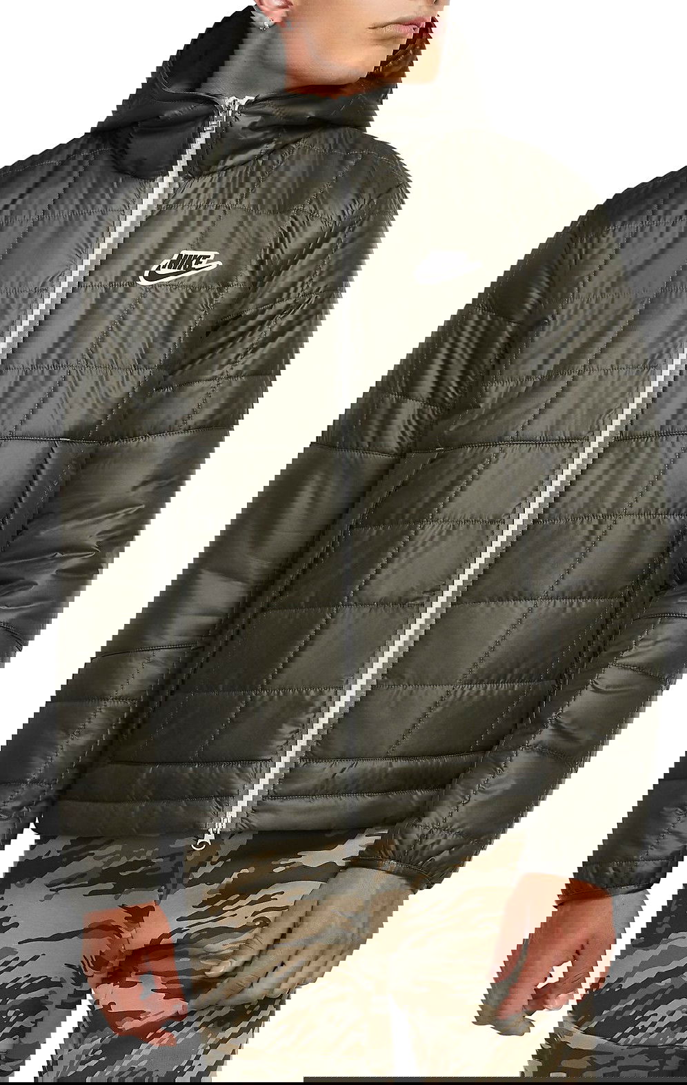 Prešívaná bunda Nike Hooded Jacket Zelené | cu4422-380, 0