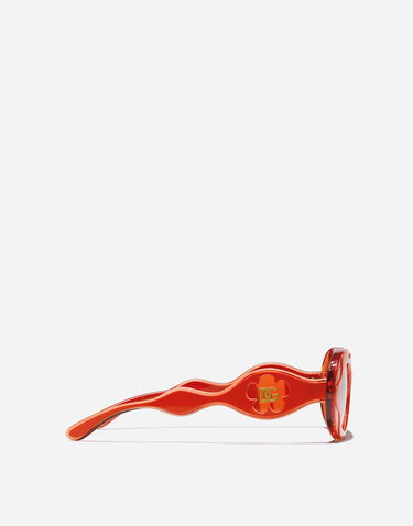Slnečné okuliare Dolce & Gabbana Dolce & Gabbana Flower Power Oval Sunglasses Oranžová | VG600KVN87T9V000, 2