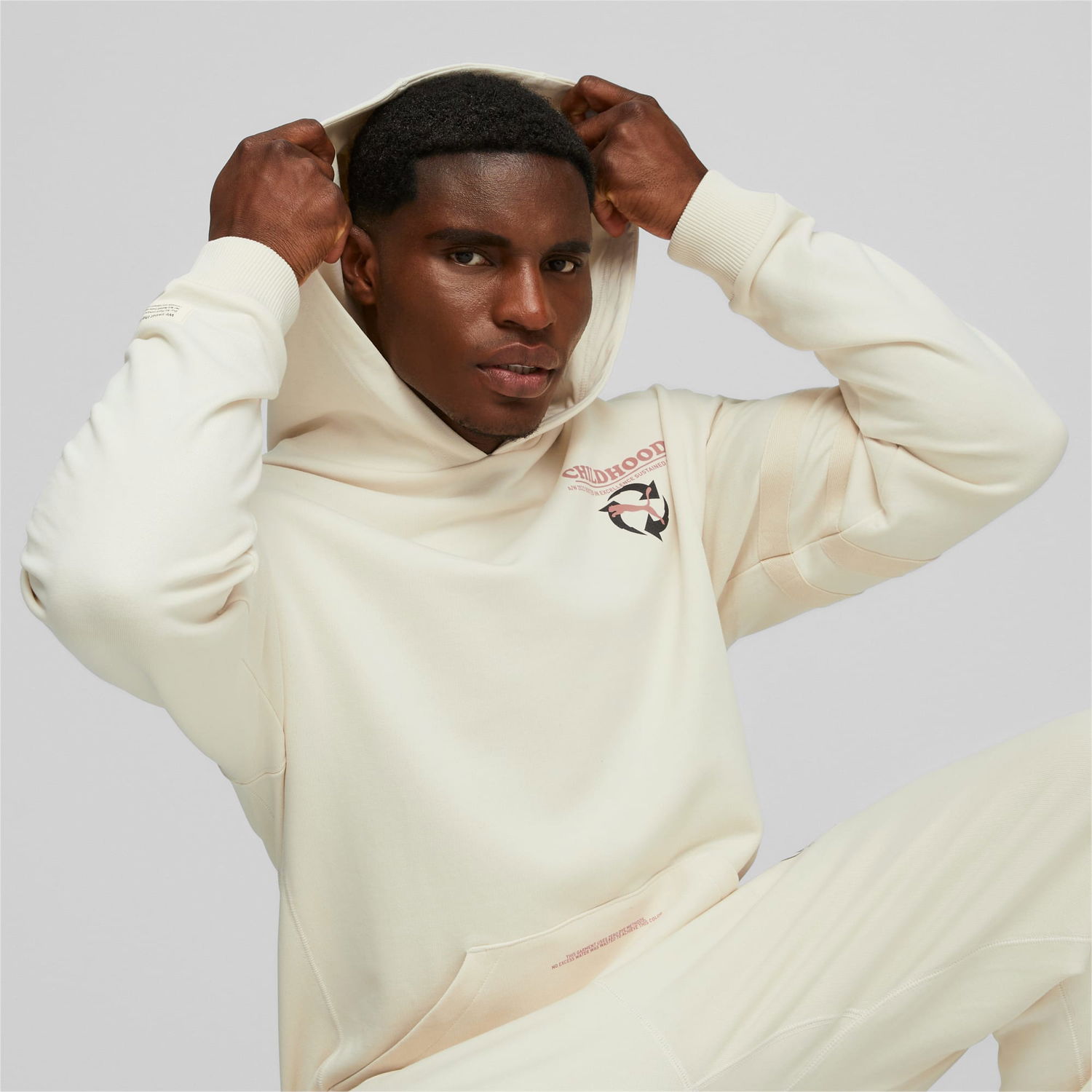 Mikina Puma x CHILDHOOD DREAMS Basketball Hoodie Béžová | 536831_01, 0