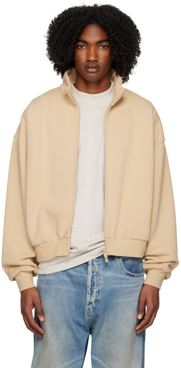 Bunda Fear of God Fear of God ESSENTIALS Full Zip Jacket Béžová | 192BT225074FW, 0