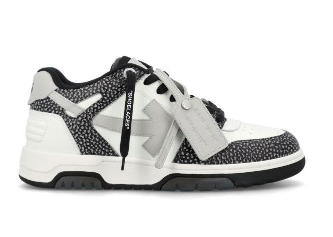 Tenisky a topánky Off-White Out Of Office OOO Low Tops "Black Grey" Šedá | OMIA189S23.LEA009.0109, 0