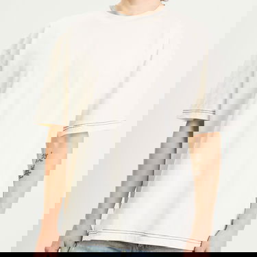 Tričko Acne Studios Acne Studios Eresa U Autograph Logo T-Shirt, Size X-Small Biela | CL0388-AEG, 5
