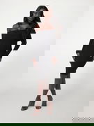 Cable-Knit Off Shoulder Mini Dress