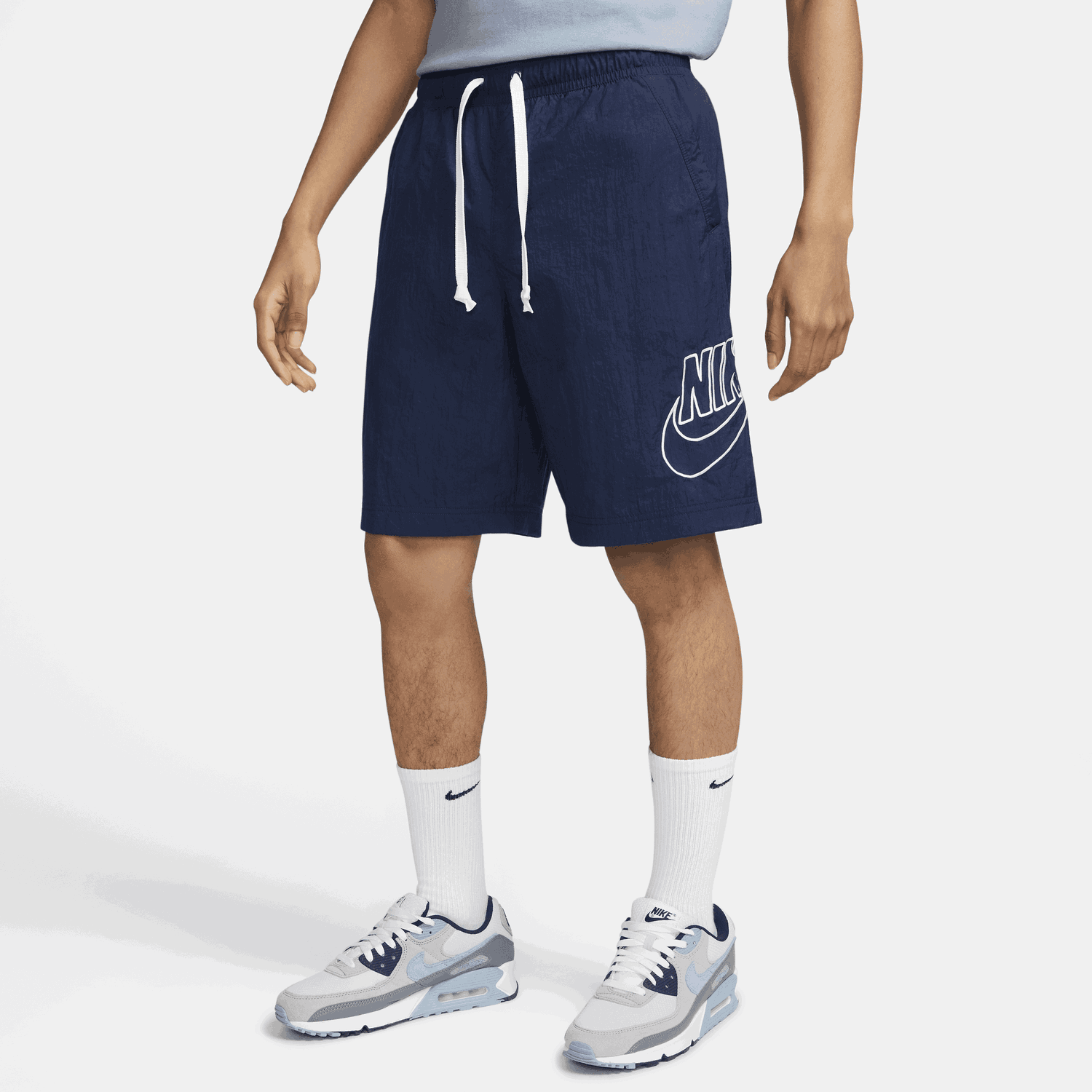 Šortky Nike Sportswear Alumni Woven Flow Shorts Navy | DB3810-410, 0