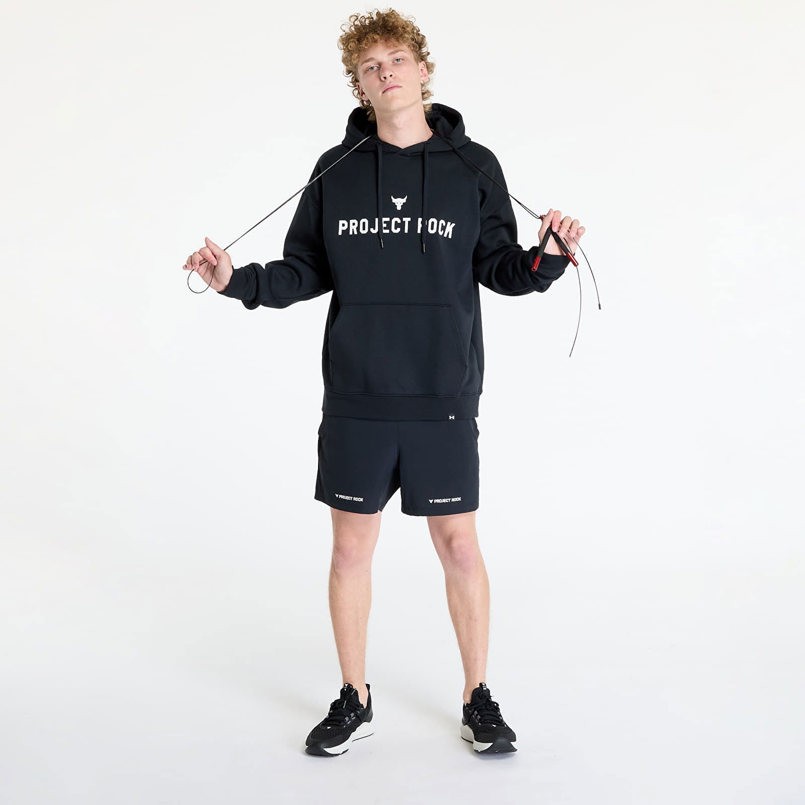 Project Rock Icon Fleece Hoody Black