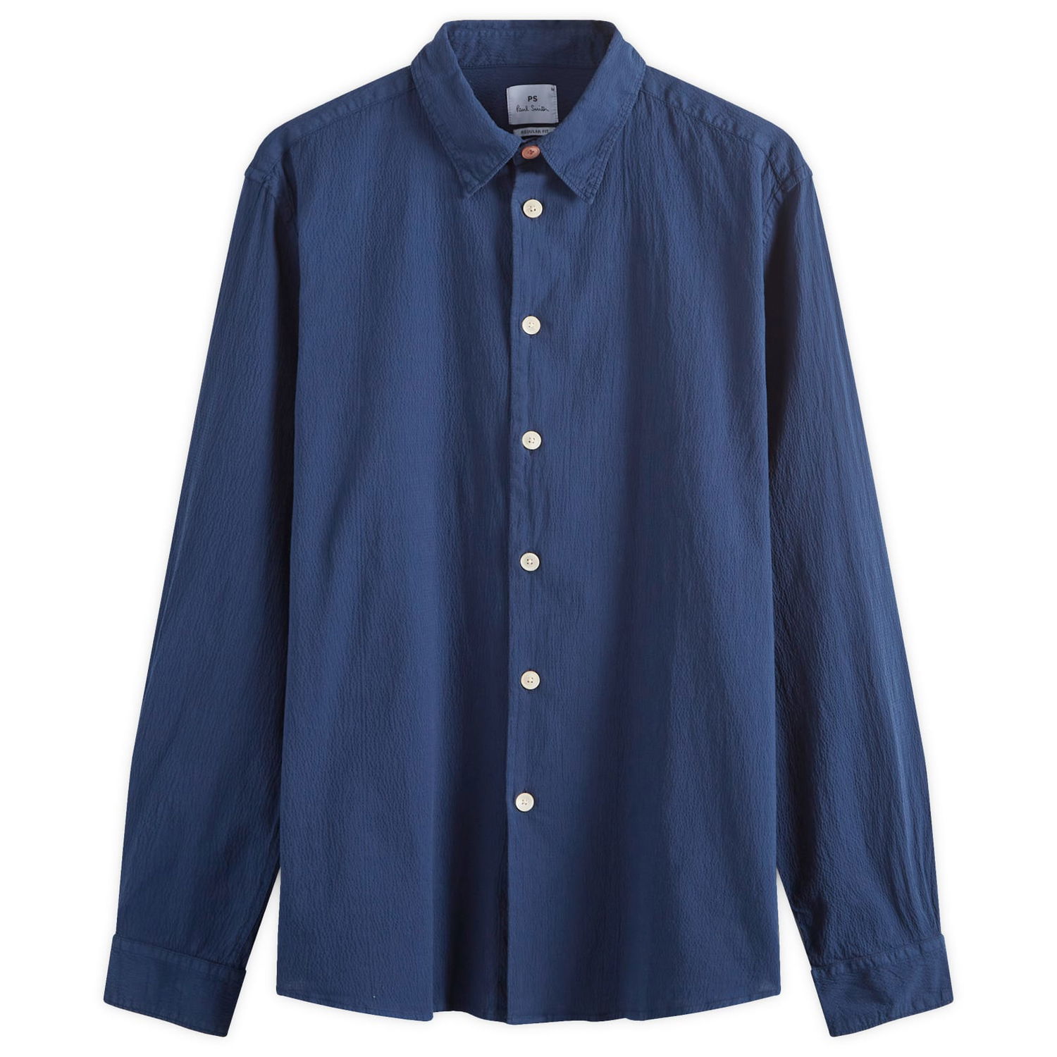 Košeľa Paul Smith Paul Smith Seersucker Shirt, Size Large Modrá | M2R-687U-M22050-49, 0